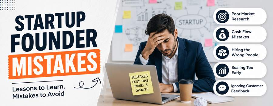 startup founder mistakes