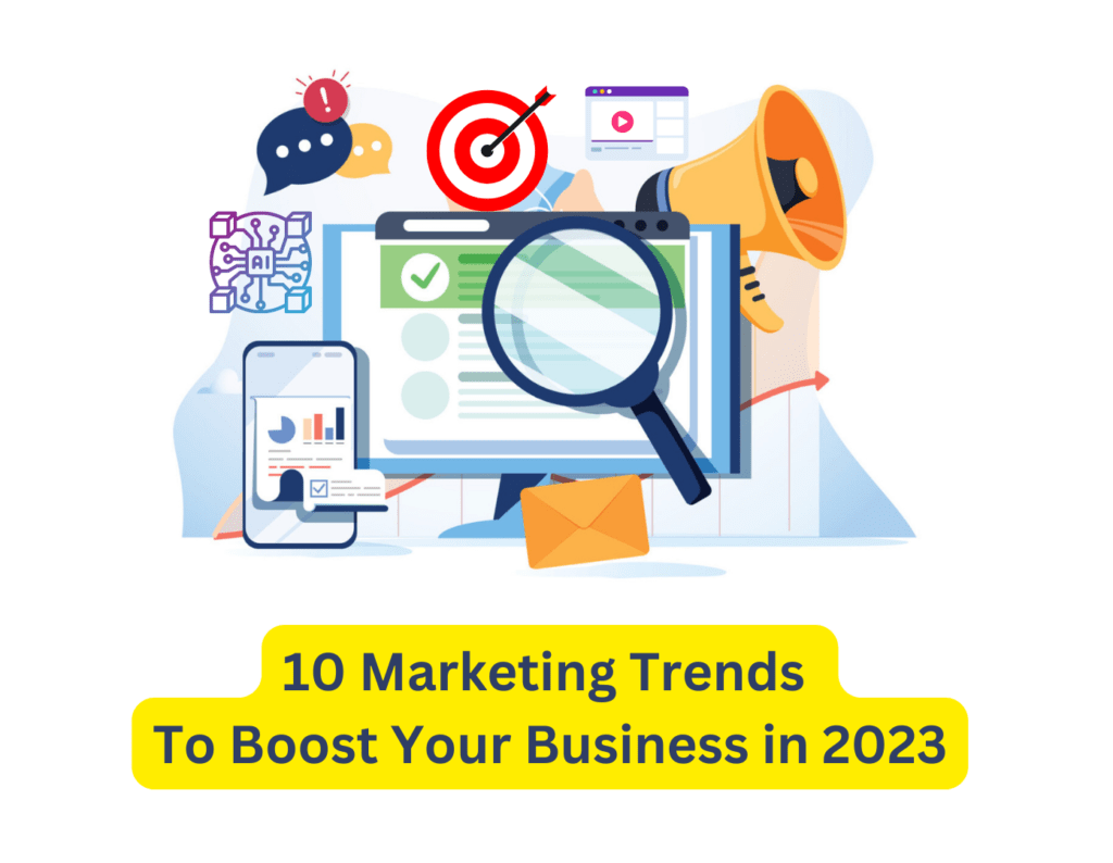 10 Marketing Trends To Boost Your Business in 2023