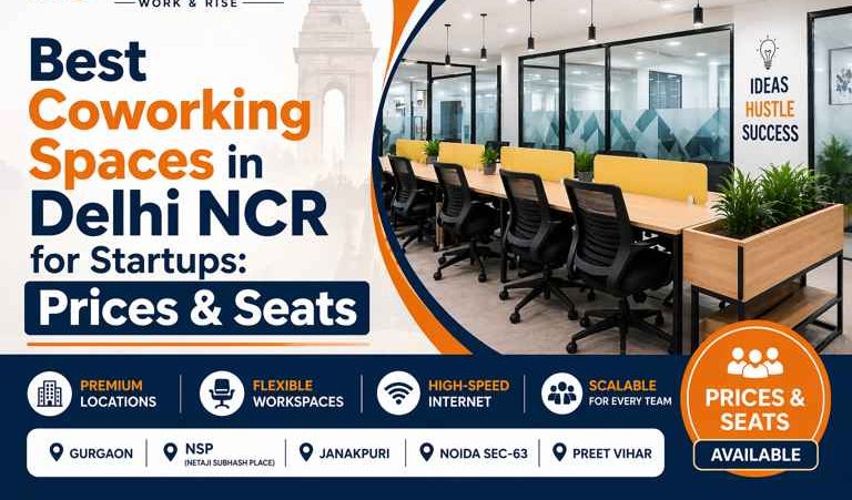 Best Coworking Spaces in Delhi NCR for Startups: Prices & Seats